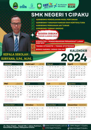 Kalender SMKN 1 Cipaku Tahun 2024